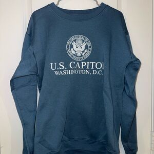 U.S. Capitol Blue Crewneck Sweater for Men